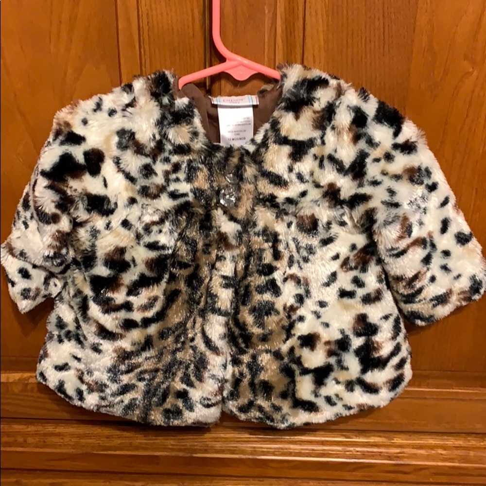 Cheetah furry  jacket